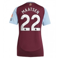 Dres Aston Villa Ian Maatsen #22 Domáci pre Ženy 2024-25 Krátky Rukáv